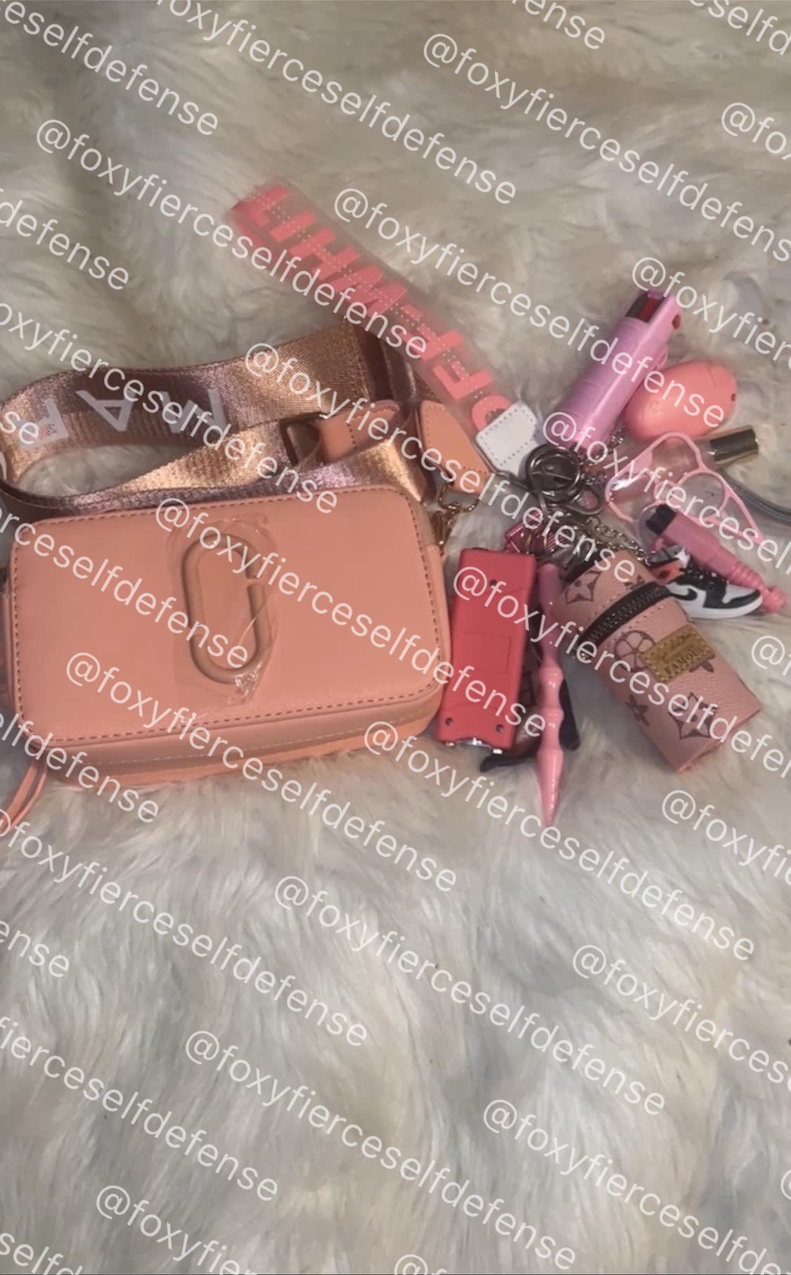 Pink Purse & Keychain