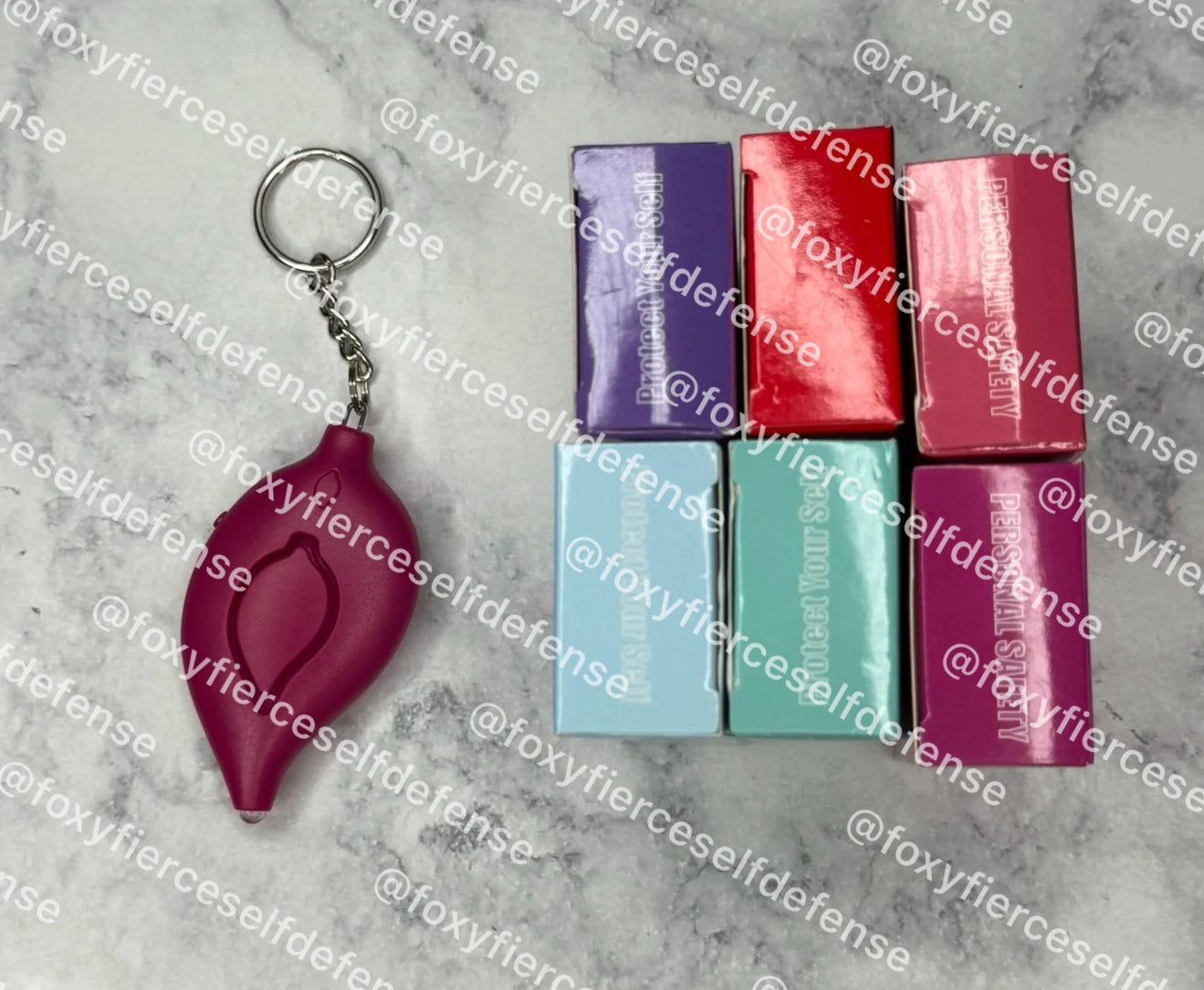 Leaf Shaped Safety/Alarm w/ Flashlight