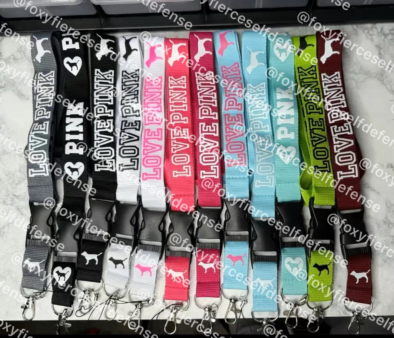 Love Pink Lanyard