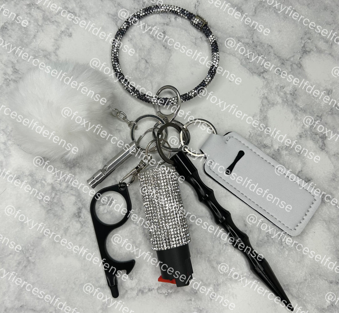 Zebra Girl Keychain