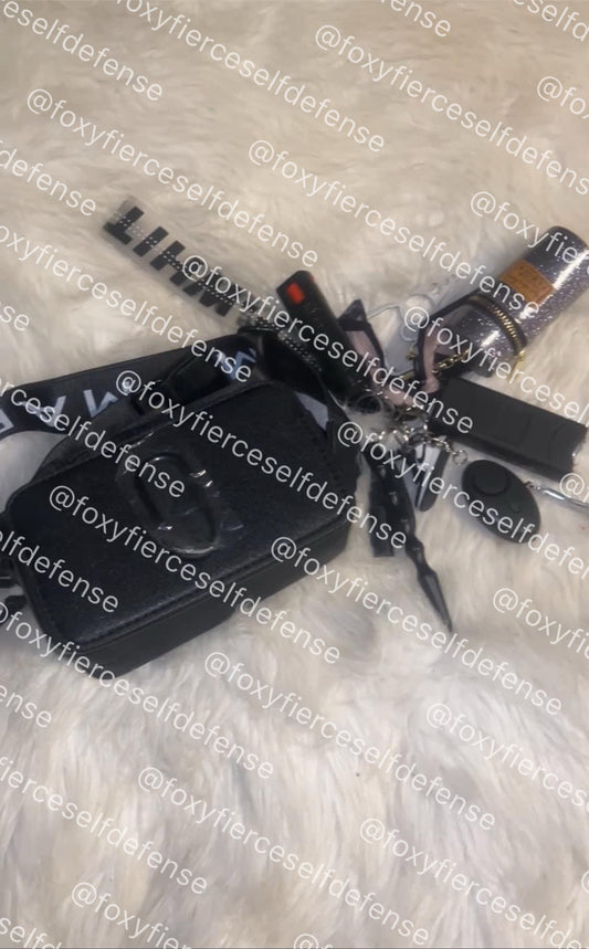 Black Purse & Keychain
